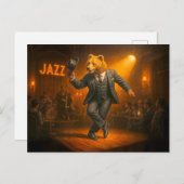 踊りベアーロックスアジャズクラブ シーズンポストカード (正面/裏面)