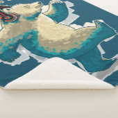 踊りベア シェルパブランケット (3/4)