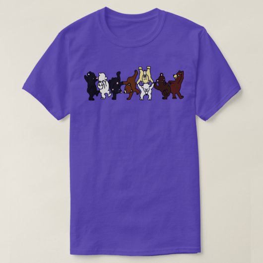 踊りベア Tシャツ (デザイン正面)