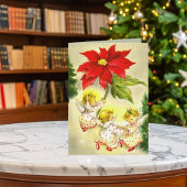 踊りベビーエンジェルグリーティングカード シーズンカード