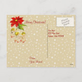 踊りベビーエンジェルスヴィンテージポストカード シーズンポストカード (裏面)