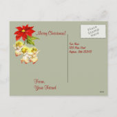 踊りベビーエンジェルスヴィンテージポストカード シーズンポストカード (裏面)