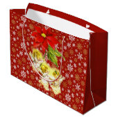 踊りベビーエンジェルズウィズスノーフレーク ラージペーパーバッグ (裏面アングル)