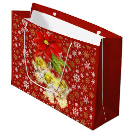 踊りベビーエンジェルズウィズスノーフレーク ラージペーパーバッグ