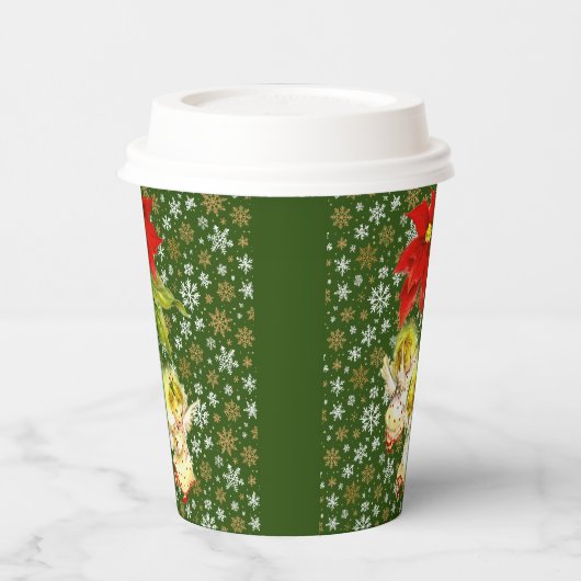 踊りベビーエンジェルズウィズスノーフレーク 紙コップ (左)