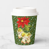 踊りベビーエンジェルズウィズスノーフレーク 紙コップ (裏面)