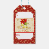 踊りベビー天使 ギフトタグ (正面)