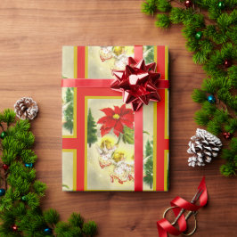 踊りベビー天使 ラッピングペーパー