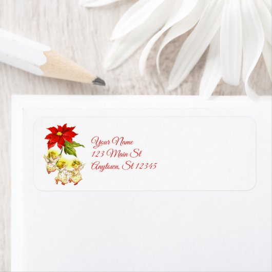 踊りベビー天使 ラベル (インサイチュ)