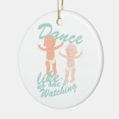 踊りベビー セラミックオーナメント (左)