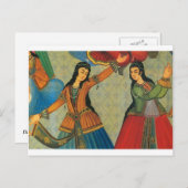 踊りペルシャの女の子 ポストカード (正面/裏面)