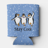 踊りペンギンデザインクーラーボックス 缶クーラー (裏面)