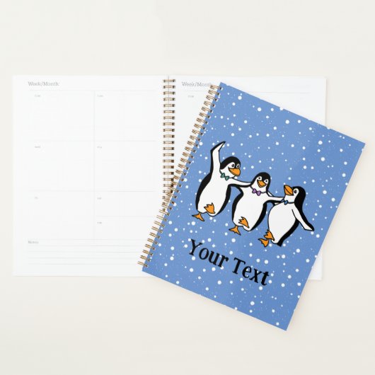 踊りペンギンデザインプランナー主催者 プランナー手帳 (ディスプレー)