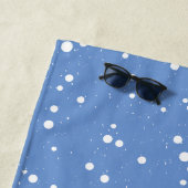 踊りペンギンデザイン ビーチタオル (インサイチュ)