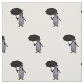 踊りペンギン傘布 ファブリック (見本)