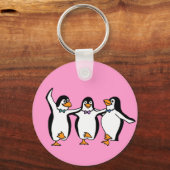 踊りペンギン キーホルダー (正面)