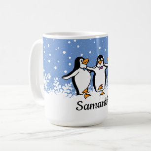 踊りペンギン コーヒーマグカップ