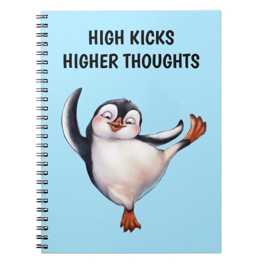 踊りペンギン ノートブック (正面)