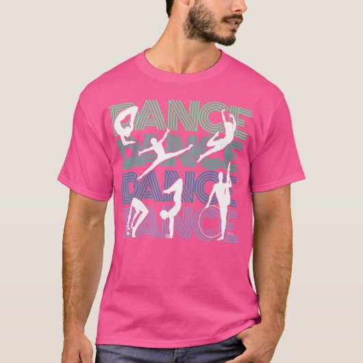 踊りボーイズ男性ダンサーチャレンジダンス先生 Tシャツ (正面)