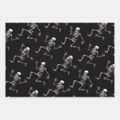 踊りボーンラッピング紙フラットシートセット3 ラッピングペーパーシート (正面2)