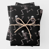 踊りボーンラッピング紙フラットシートセット3 ラッピングペーパーシート (インサイチュ)