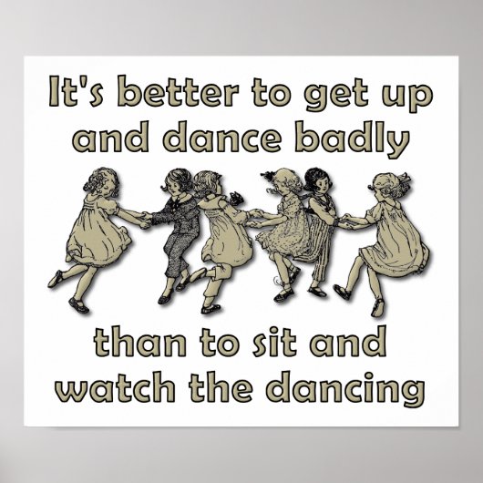 踊りポスター ポスター (正面)