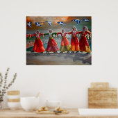 「踊りマイデンズスキアトス」 ポスター (キッチン)