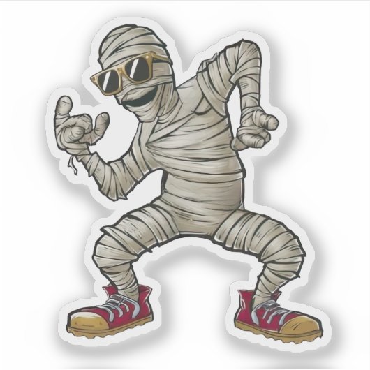 踊りママ シール (正面)