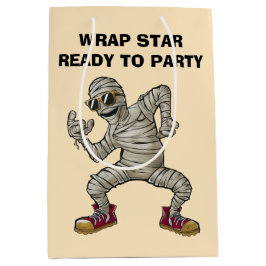 踊りママ ミディアムペーパーバッグ