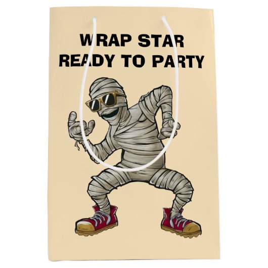 踊りママ ミディアムペーパーバッグ (正面)