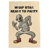 踊りママ ミディアムペーパーバッグ (裏面)