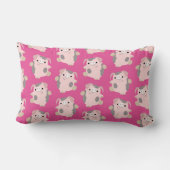 踊りマンガ豚リピート型腰枕 ランバークッション (裏面)