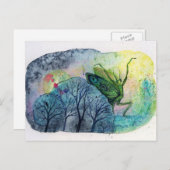 踊りマンティス ポストカード (正面/裏面)