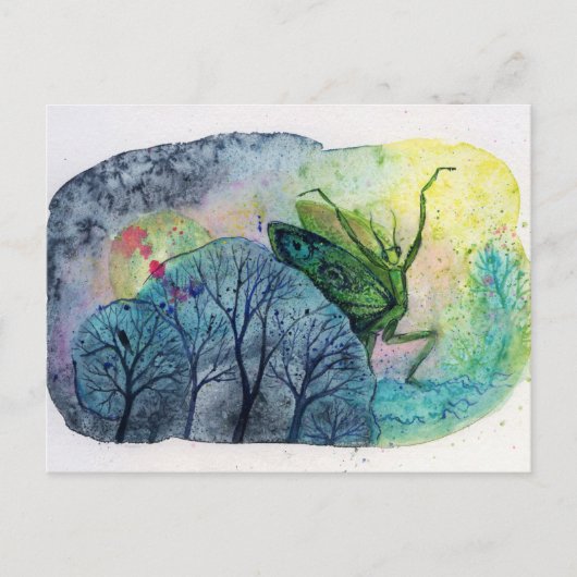 踊りマンティス ポストカード (正面)