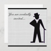 踊りマン 招待状 (正面/裏面)