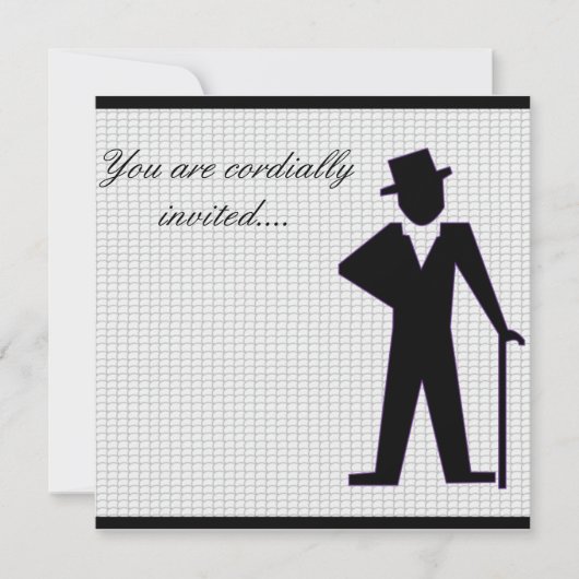 踊りマン 招待状 (正面)