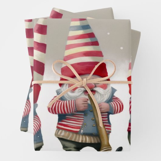 踊りミュージカルクリスマス格言 ラッピングペーパーシート (インサイチュ)