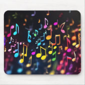 踊りミュージックノート マウスパッド (正面)