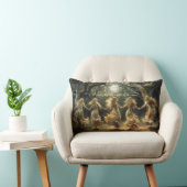 踊りムーン女神装飾用クッション ランバークッション (椅子)