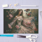 踊りメイドインザガーデンティッシュペーパー 薄葉紙 (クラフト)