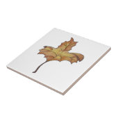 踊りメープルリーフイエロー タイル (側面)