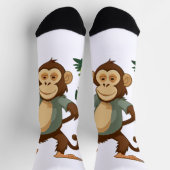 踊りモンキーソックス ソックス (上部)