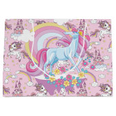 踊りユニコーン ラージペーパーバッグ (正面)