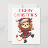 踊りライオンクブ – クリスマスカード (正面)