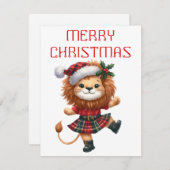 踊りライオンクブ – クリスマスカード (正面/裏面)