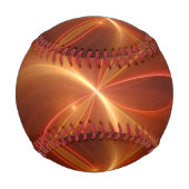 踊りライトモダン抽象芸術フラクタルアート独自の名前 野球ボール (裏面)