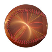 踊りライトモダン抽象芸術フラクタルアート独自の名前 野球ボール (正面左)