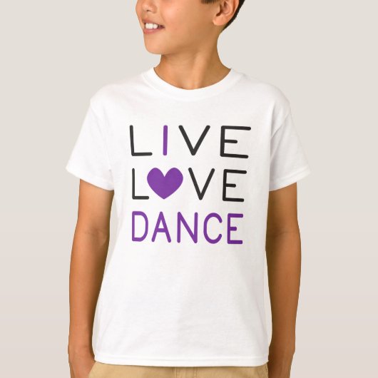 踊りライブラブダンスクイーンダンサーギフトアイディア Tシャツ (正面)