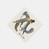 踊りリス紙ナプキンス スタンダードカクテルナプキン (角)