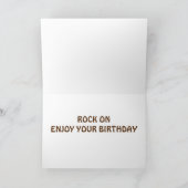 "踊りリス" SAY Uロックハッピーバースデー カード (内部)